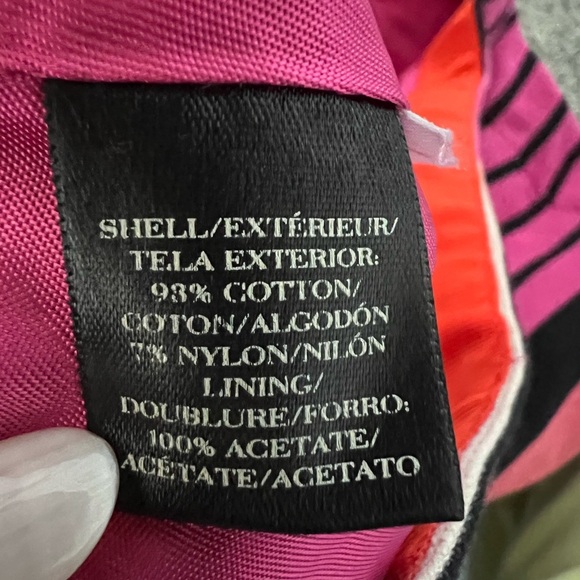 Loft Striped Pattern Colorful Cotton Mini Skirt In Size 6P - Picture 8 of 10